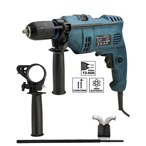 Prohummer PH016 Elektrikli 13mm Darbeli Matkap (Mavi)
